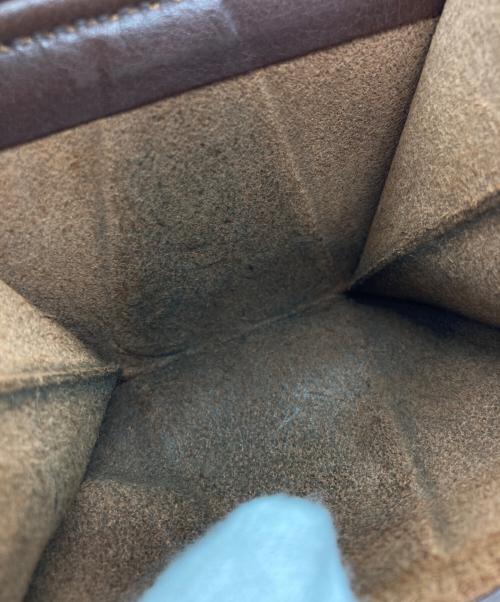 IL BISONTE（イル ビゾンテ）IL BISONTE (イル ビゾンテ) がま口二つ折り財布 ブラウンの古着・服飾アイテム