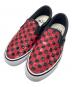 OTW by VANS（オーティーダブリュー バイ バンズ）の古着「Classic Slip-On 98 Vibram」｜レッド×ブラック