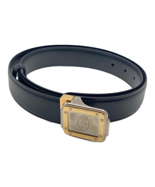 Cartier（カルティエ）Cartier (カルティエ) レザーベルト ブラックの古着・服飾アイテム
