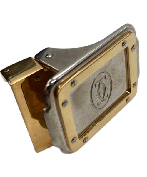 Cartier（カルティエ）Cartier (カルティエ) レザーベルト ブラックの古着・服飾アイテム