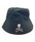 New Era (ニューエラ) Mastermind JAPAN (マスターマインド ジャパン) スカル刺繍バケットハット ブラック：8000円