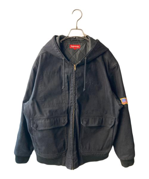 SUPREME（シュプリーム）Supreme (シュプリーム) Canvas Hooded Work Jacket ブラック サイズ:Lの古着・服飾アイテム