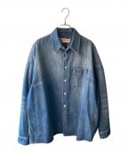 MARNIマルニ）の古着「ウォッシュドコットンデニムシャツ」｜インディゴ