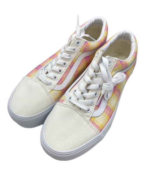 VANS（バンズ）VANS (バンズ) スニーカー イエロー×ピンク サイズ:25.5㎝の古着・服飾アイテム