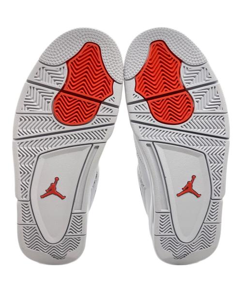 NIKE（ナイキ）NIKE (ナイキ) AIR JORDAN 4 RETRO ホワイト サイズ:27㎝の古着・服飾アイテム