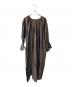ne quittez pas（ヌキテパ）の古着「Fine Lawn Pintuck Dress」｜ブラウン