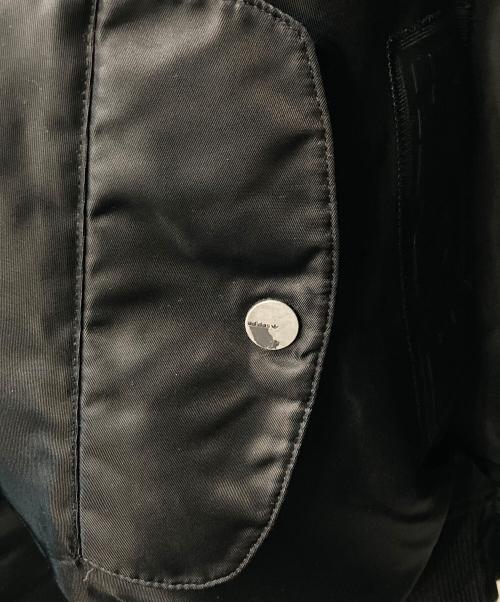 adidas（アディダス）adidas (アディダス) Logo Padded Bomber JKT ブラック サイズ:Mの古着・服飾アイテム