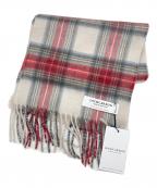 Lochcarronロキャロン）の古着「カシミヤマフラー」｜レッド