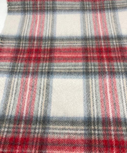 Lochcarron（ロキャロン）LOCHCARRON (ロキャロン) カシミヤマフラー レッド 未使用品の古着・服飾アイテム