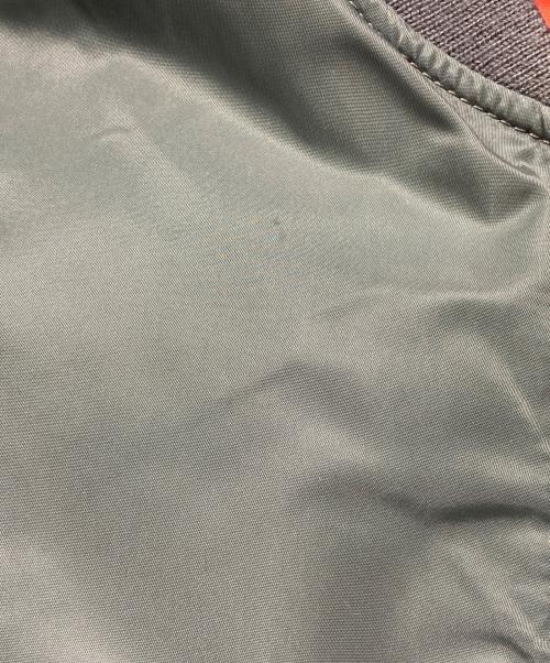 AVIREX（アヴィレックス）AVIREX (アヴィレックス) COMMERCIAL LOGO MA-1 カーキ サイズ:Lの古着・服飾アイテム