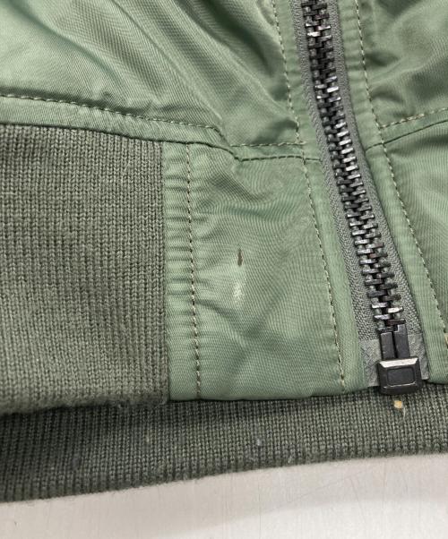 AVIREX（アヴィレックス）AVIREX (アヴィレックス) COMMERCIAL LOGO MA-1 カーキ サイズ:Lの古着・服飾アイテム