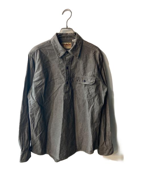 camco（カムコ）CAMCO (カムコ) プルオーバーシャツ グレー サイズ:Mの古着・服飾アイテム