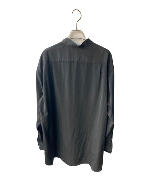 LAD MUSICIAN（ラッドミュージシャン）LAD MUSICIAN (ラッドミュージシャン) スタンドカラー ロングシャツ ブラック サイズ:42の古着・服飾アイテム