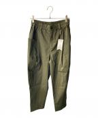 rehacerレアセル）の古着「Bulky Wide Paper Pants」｜カーキ