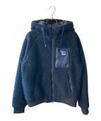 HELLY HANSENヘリーハンセン）の古着「ファイバーパイル サーモ フーディー」｜ネイビー