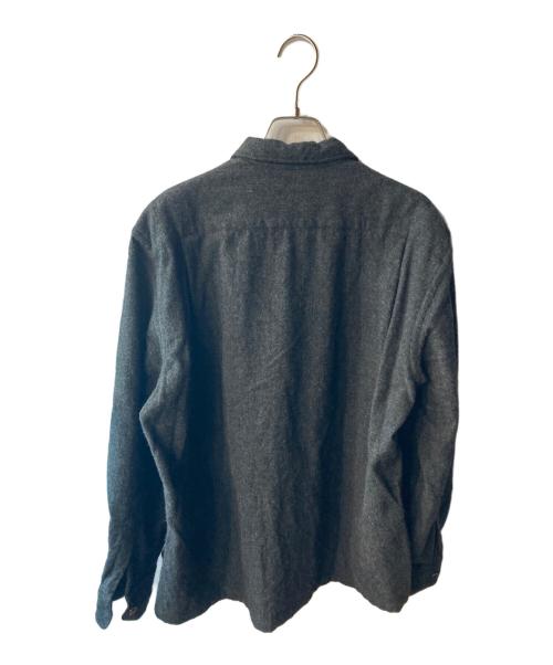 COMME des GARCONS HOMME（コムデギャルソン オム）COMME des GARCONS HOMME (コムデギャルソン オム) パッチワークウールシャツ グレー サイズ:表記なしの古着・服飾アイテム
