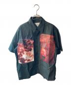 yoshio kuboヨシオクボ）の古着「FILM POCKET S/S SHIRT」｜ブラック