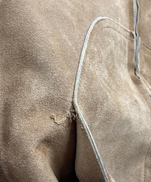 USED（ユーズド）USED (ユーズド) レザージャケット ベージュ サイズ:サイズ不明の古着・服飾アイテム