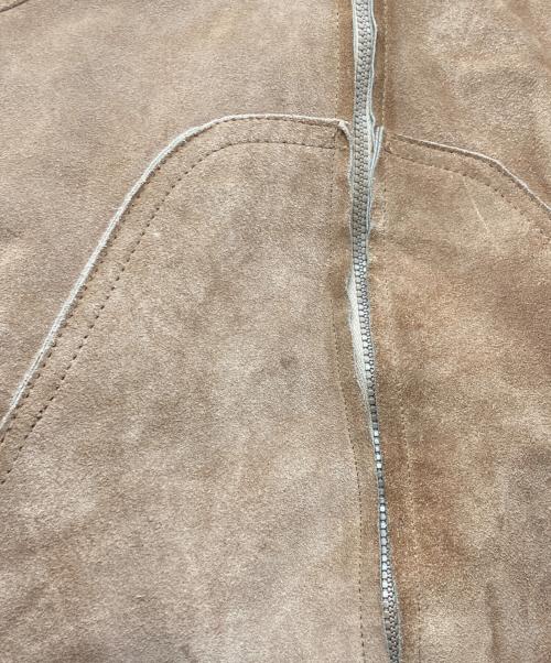 USED（ユーズド）USED (ユーズド) レザージャケット ベージュ サイズ:サイズ不明の古着・服飾アイテム