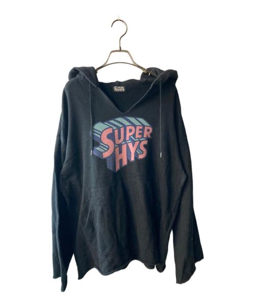 Hysteric Glamour（ヒステリックグラマー）Hysteric Glamour (ヒステリックグラマー) SUPER HYS パーカー ブラック サイズ:freeの古着・服飾アイテム