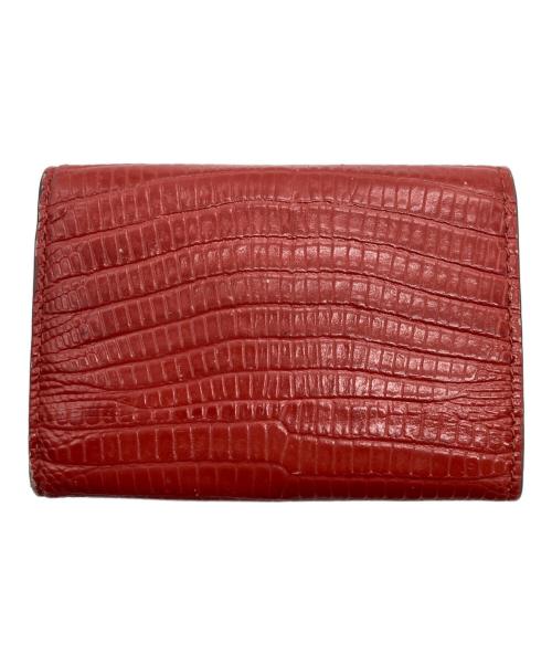 MARNI（マルニ）MARNI (マルニ) コンパクトウォレット ブラック×レッドの古着・服飾アイテム