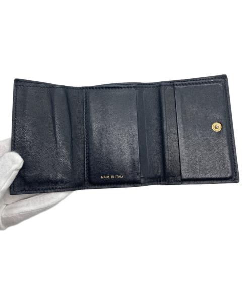 MARNI（マルニ）MARNI (マルニ) コンパクトウォレット ブラック×レッドの古着・服飾アイテム