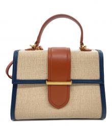 Mila Owen（ミラオーウェン）の古着「2WAYショルダーバッグ」｜ネイビー×ベージュ