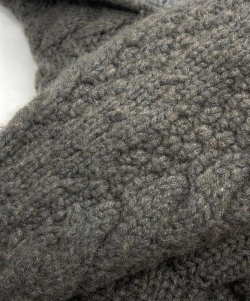 HERNO（ヘルノ）HERNO (ヘルノ) カシミヤニットダウンジャケット グレー サイズ:48の古着・服飾アイテム