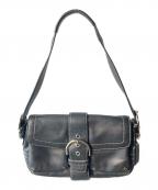 COACHコーチ）の古着「ワンショルダーバッグ」｜ブラック