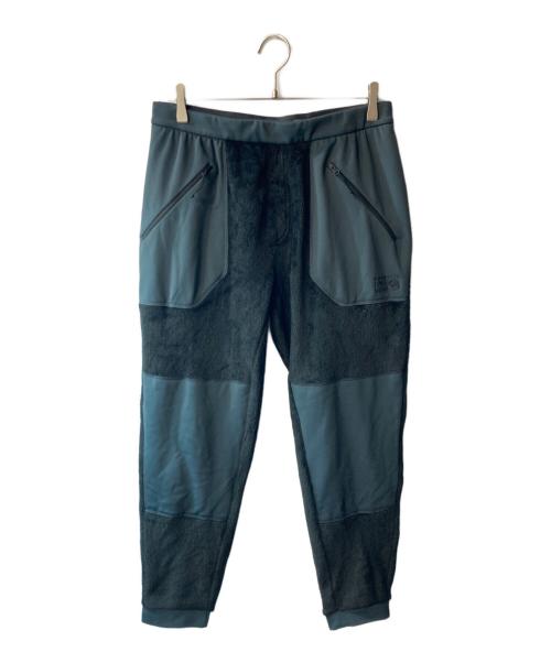 MOUNTAIN HARD WEAR（マウンテンハードウェア）MOUNTAIN HARD WEAR (マウンテンハードウェア) ポーラテックハイロフトパンツ グリーン×ブラック サイズ:Mの古着・服飾アイテム