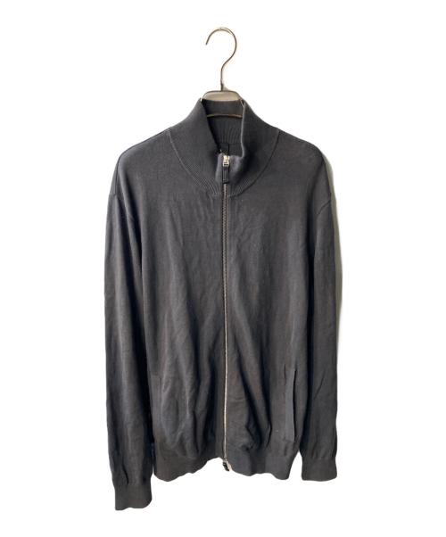 ARMANI EXCHANGE（アルマーニ エクスチェンジ）ARMANI EXCHANGE (アルマーニ エクスチェンジ) ニットジャケット グレー サイズ:Lの古着・服飾アイテム