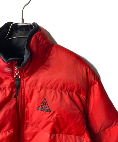 NIKE ACG（ナイキエーシージー）NIKE ACG (ナイキエーシージー) ダウンジャケット レッド サイズ:Lの古着・服飾アイテム