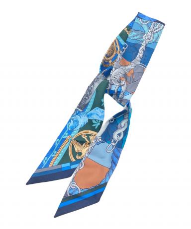 【未使用品】HERMESエルメス ツイリー それぞれの巣作り ブルー 3036003756061190_01_2068w.jpeg