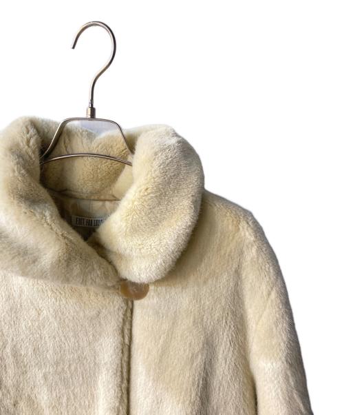 edit.for lulu（エディットフォールル）edit.for lulu (エディットフォールル) フェイクファーコート ベージュ サイズ:freeの古着・服飾アイテム
