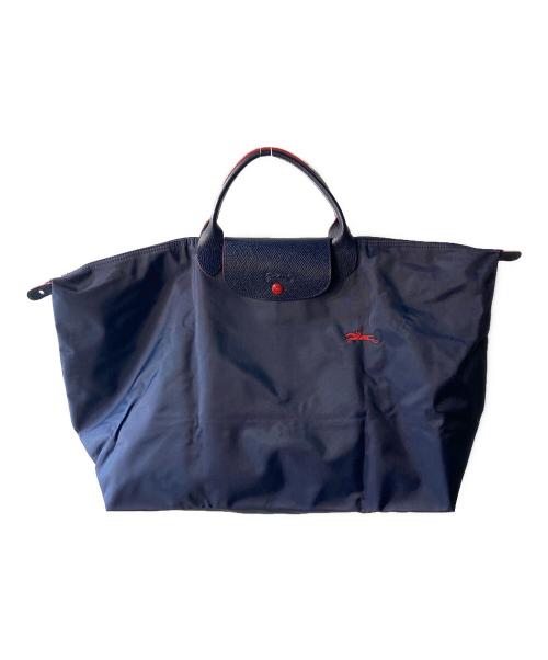 LONGCHAMP（ロンシャン）LONGCHAMP (ロンシャン) ルプリアージュ クラブ トラベルバッグ ネイビーの古着・服飾アイテム