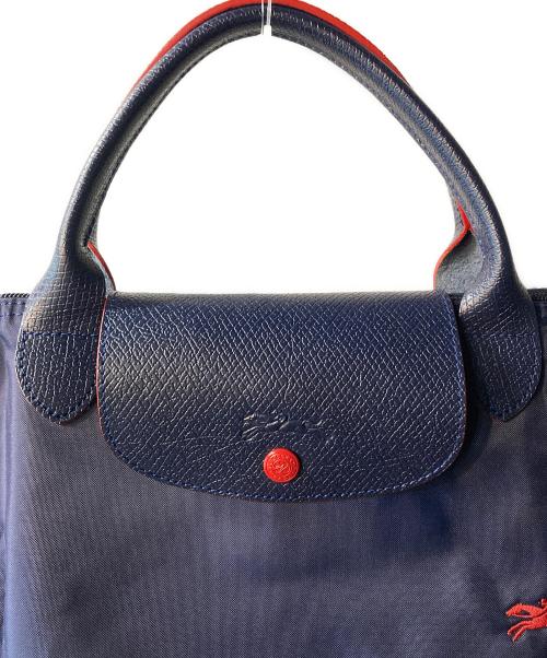 LONGCHAMP（ロンシャン）LONGCHAMP (ロンシャン) ルプリアージュ クラブ トラベルバッグ ネイビーの古着・服飾アイテム