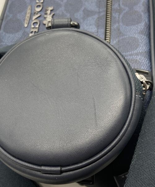 COACH（コーチ）COACH (コーチ) エリアス ベルト バッグ ネイビーの古着・服飾アイテム