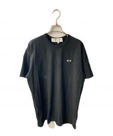 PLAY COMME des GARCONS（プレイコムデギャルソン）の古着「ワンポイントワッペンTシャツ」｜ブラック
