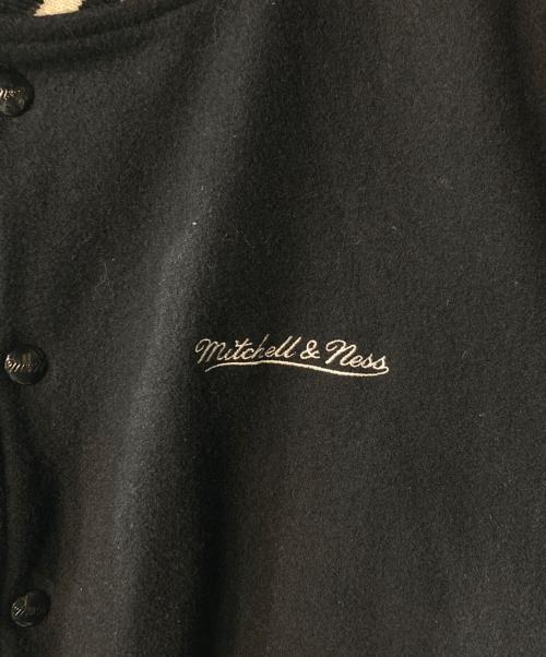 MITCHELL & NESS（ミッチェルアンドネス）MITCHELL & NESS (ミッチェルアンドネス) スカジャン ブラック サイズ:44の古着・服飾アイテム