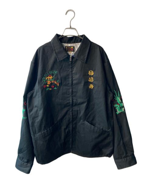 東洋エンタープライズ（トウヨウエンタープライズ）東洋エンタープライズ (トウヨウエンタープライズ) Mid 1960s Style Cotton Vietnam Jacket “VIETNAM PANTHER” ブラック サイズ:XLの古着・服飾アイテム