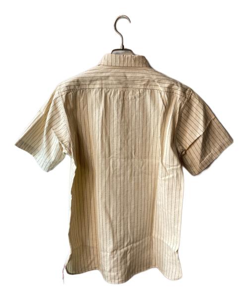 SUGAR CANE（シュガーケーン）SUGAR CANE (シュガーケーン) FICTION ROMANCE 8.5oz. WHITE WABASH STRIPE WORK SHIRT アイボリー サイズ:Sの古着・服飾アイテム