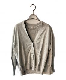 IENA（イエナ）の古着「FILARTEX Vネックアンサンブル」｜グレー