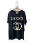 GUCCI（グッチ）の古着「インターロッキングG コットン オーバーサイズ Tシャツ」｜ブラック