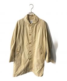 ORCIVAL（オーシバル）の古着「丸襟ステンカラーコート」｜ベージュ