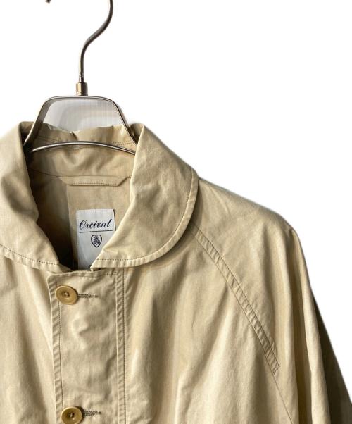 ORCIVAL（オーシバル）ORCIVAL (オーシバル) 丸襟ステンカラーコート ベージュ サイズ:2の古着・服飾アイテム