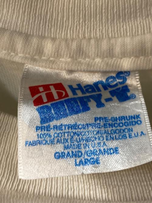 Hanes（ヘインズ）Hanes (ヘインズ) 90ｓ MICRO FOCUS ホワイト サイズ:Lの古着・服飾アイテム
