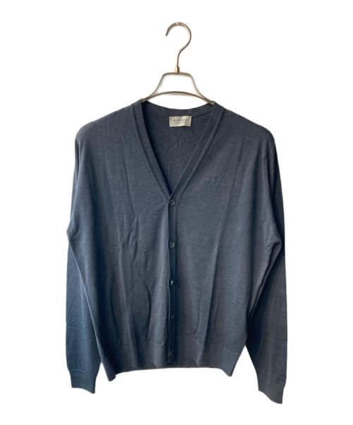 JOHN SMEDLEY（ジョンスメドレー）JOHN SMEDLEY (ジョンスメドレー) ウールカーディガン グレー サイズ:Mの古着・服飾アイテム