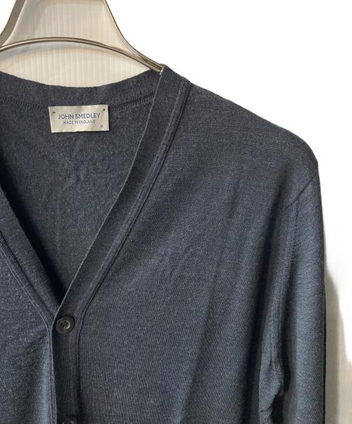 JOHN SMEDLEY（ジョンスメドレー）JOHN SMEDLEY (ジョンスメドレー) ウールカーディガン グレー サイズ:Mの古着・服飾アイテム