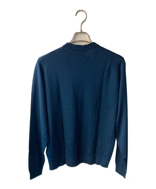 JOHN SMEDLEY（ジョンスメドレー）JOHN SMEDLEY (ジョンスメドレー) ウールカーディガン ネイビー サイズ:Mの古着・服飾アイテム