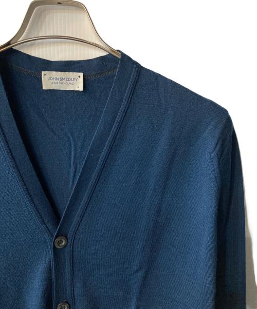 JOHN SMEDLEY（ジョンスメドレー）JOHN SMEDLEY (ジョンスメドレー) ウールカーディガン ネイビー サイズ:Mの古着・服飾アイテム